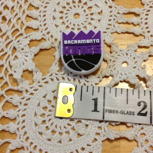 Sacramento Kings, Basketball, NBA, Sports Shoe Charm for CROCS *2/$8! 3/$10! - Picture 2 of 2